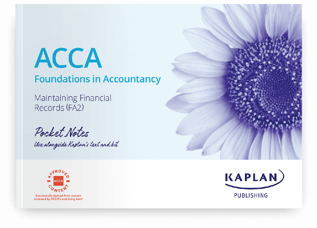 ACCA Maintaining Financial Records (FA2) Pocket Notes 2025-2026