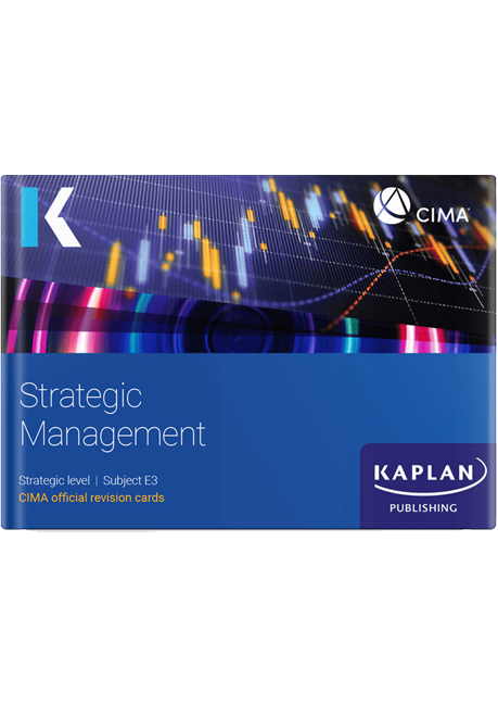 CIMA Strategic Management E3 Revision Cards 2026