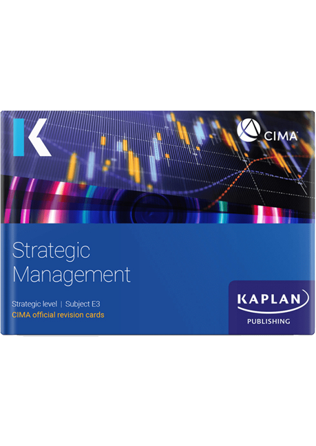 CIMA Strategic Management E3 Revision Cards 2024