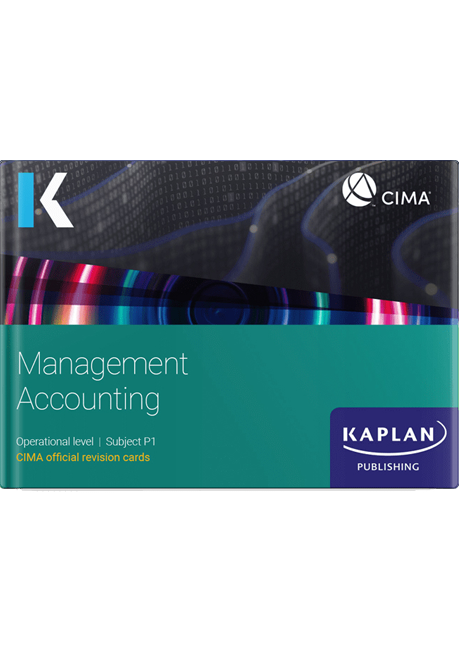 CIMA Management Accounting (P1) Revision Cards 2024