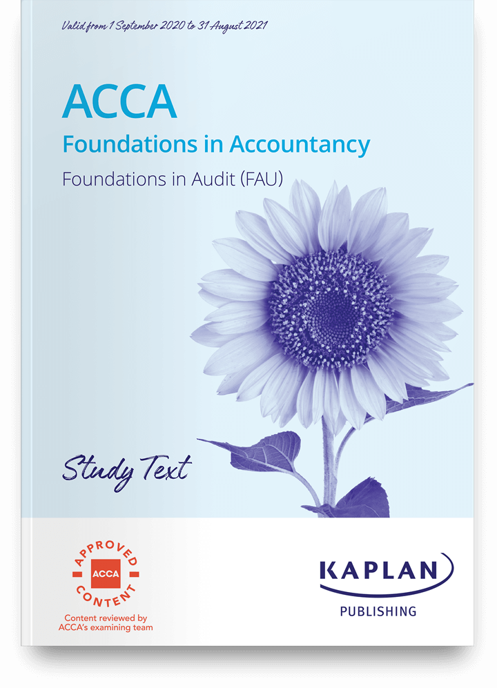 ACCA Foundations Audit (FAU) Study Text 2021-2022