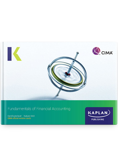 CIMA BA3 Fundamentals of Financial Accounting Revision Cards 2026