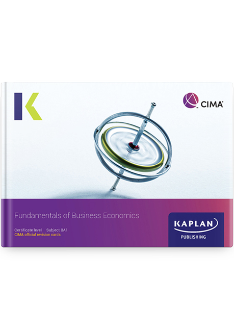 CIMA BA1 Fundamentals of Business Economics Revision Cards 2026