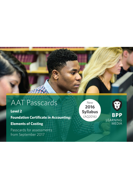 AAT Elements of Costing Level 2 Passcards