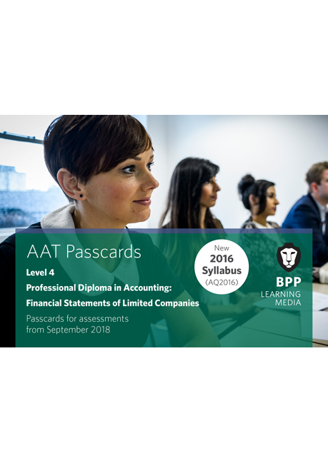 AAT Mandatory Financial Statements of Limited Companies Level 4 Passcards 