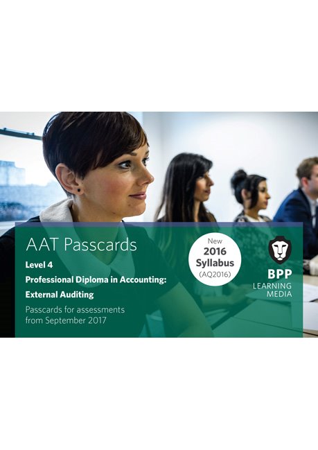 AAT Optional External Auditing Level 4 Passcards 