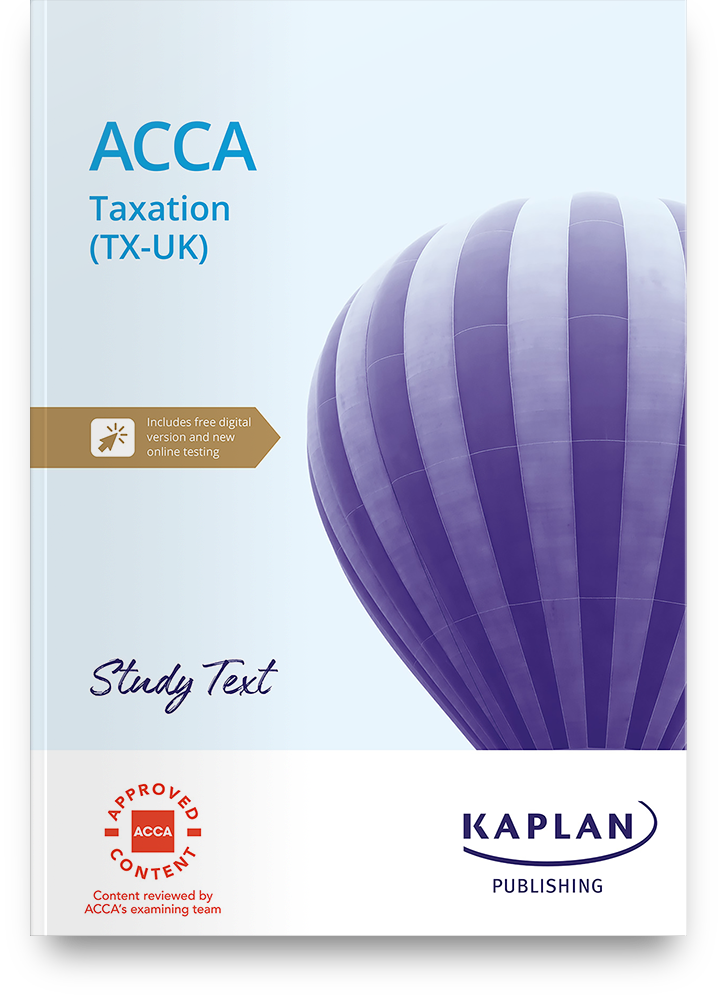 ACCA  (eBook) Taxation (TX) Study Text 2023-2024