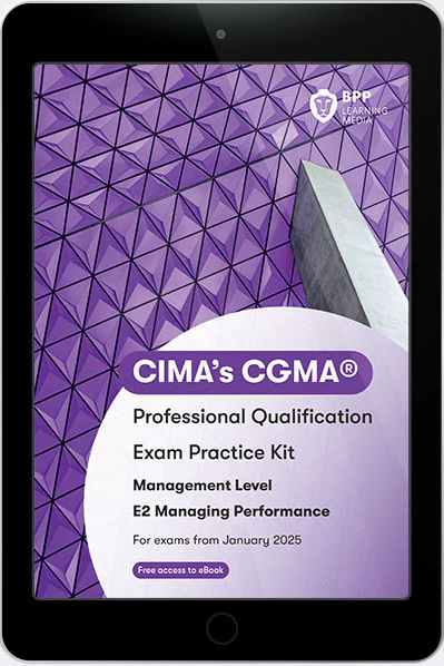 E2 CIMA (eBook) Managing Performance Exam Kit 2026