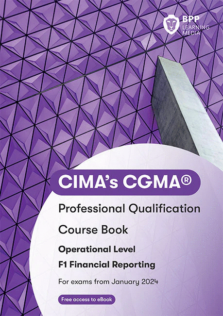 F1 CIMA (eBook) Financial Reporting Study text 2024