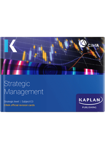 [9781839964855] CIMA Strategic Management E3 Revision Cards 2024