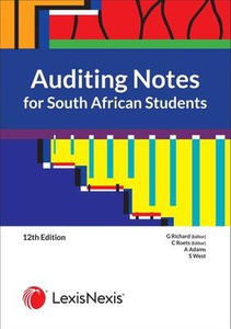 [9780639008622] Auditing Notes For South African Students  2021 (Arriving 17 January 2022)