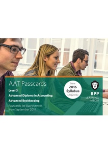 [9781509712410] AAT Advanced Bookkeeping Level 3 Passcards