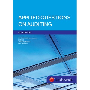 [9780409128659] Applied Questions on Auditing