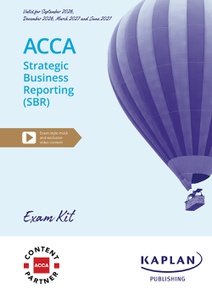 [978-1-83735-339-2 (non-printable &amp; excludes myKaplan access)] ACCA (eBook) Strategic Business Reporting (SBR-INT/UK) Exam Kit 2026-2027