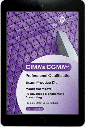 [9781035535521 (ebook) Not printable or downloadable (myKaplan access excluded)] P2 CIMA (eBook) Advanced Management Accounting Exam Kit 2026